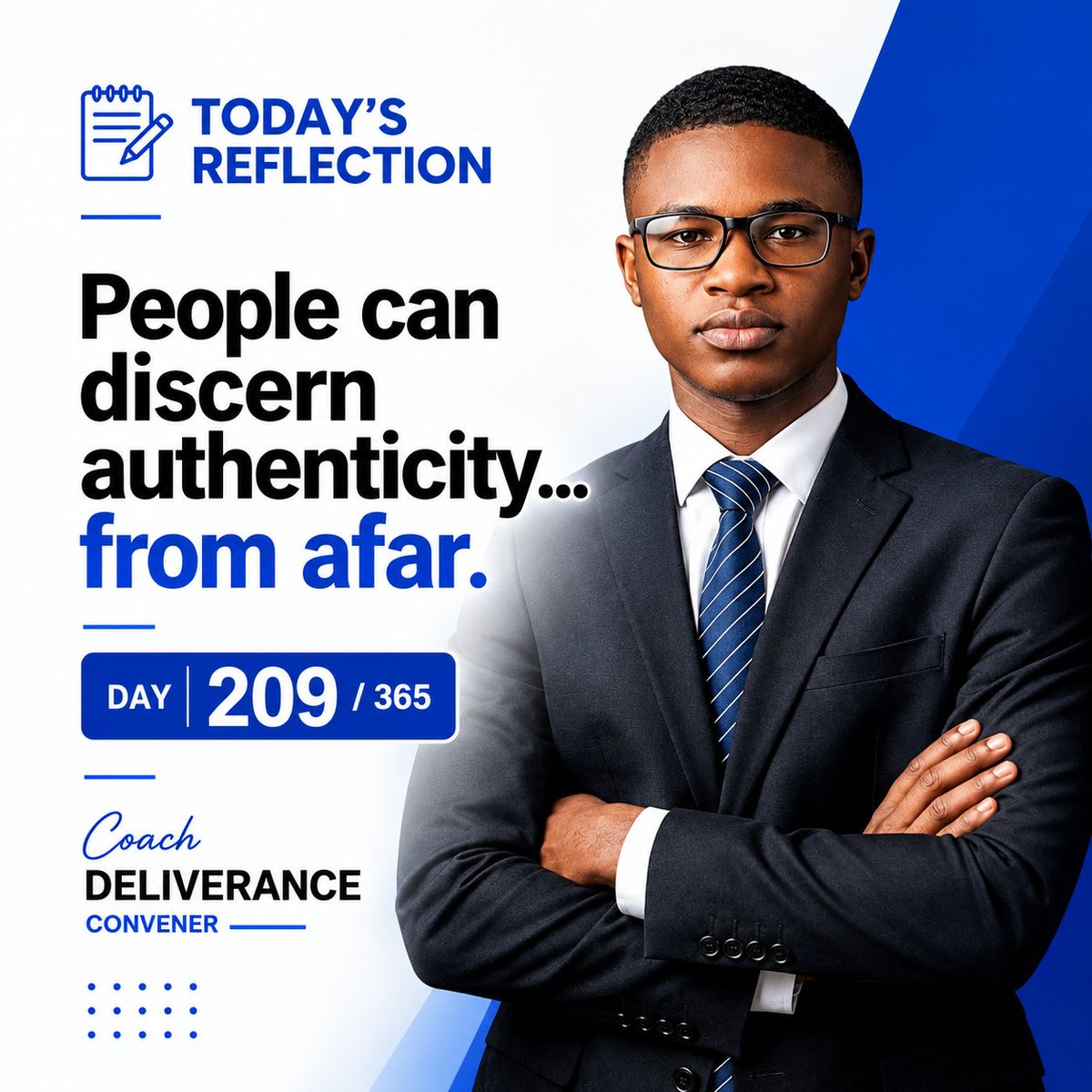 MatthewPri13403's tweet photo. DAY 209/365
People can discern authenticity from afar.
You may fool people with presentation.
You keep people with character.
#TodaysReflection https://t.co/3rmrqDN1p7