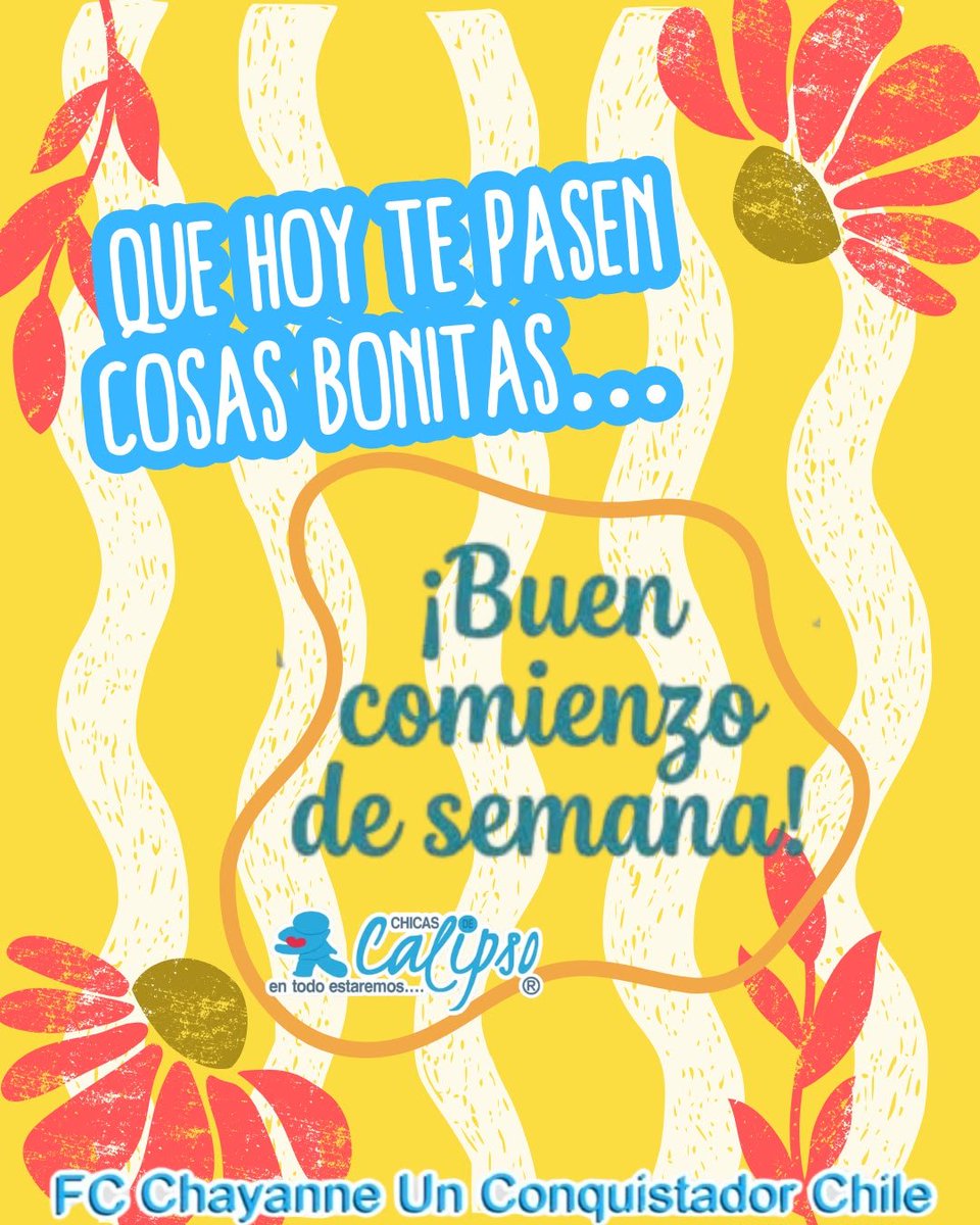 marce_legue's tweet photo. Querida @jimenapereira que tengas una excelente semana, saludos desde #Santiago @CHICASDECALIPSO https://t.co/89HyT6F0fU