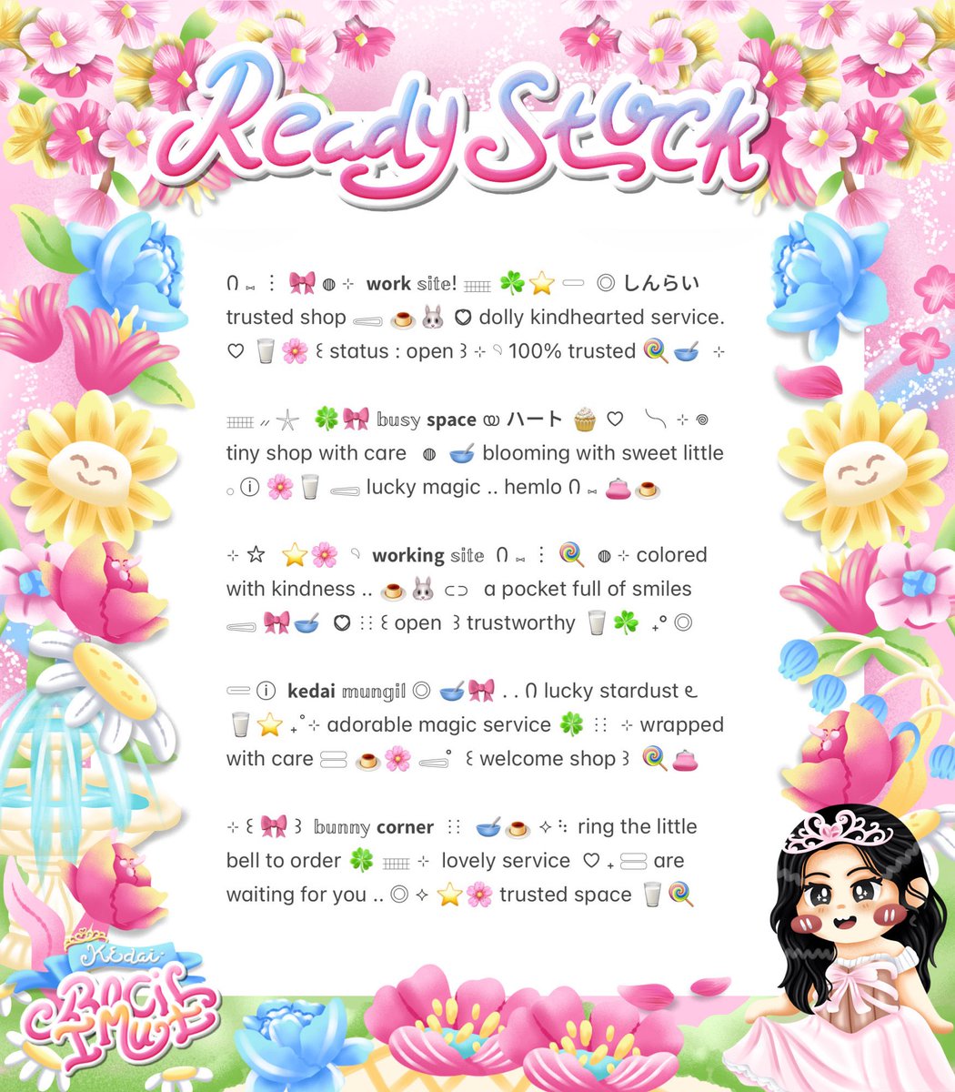 umbqi's tweet photo. ⠀
⸝⸝  🎀  യ₊  help retweet?  thank you !  𓐍  

💭 𖣠  ⊹  . .  haloo sobat imut  𓈀 ☀️☘️ ♡  kath dropped  🥣  ◎  ready stock bio wording ˚⸝⸝  🍰🌸 with price  ꒰ IDR. 3.5OO ꒱  Ი ⑅ 🐰 ⟡  check ALT for more details  👛🧁  ◠  ꕤ 

 ..  ミ  💌  ⟡ #zonauang  𖠗
⠀ https://t.co/eN40SoqyBs