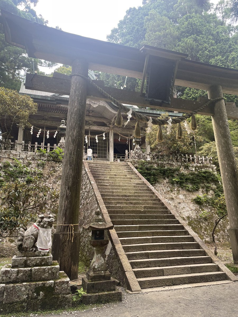 puyotutoG's tweet photo. お久しぶりです！
長い間地下に潜っていたので、すっかり地上に出ることを忘れていました。
昨日は、テックトックで見た玉置神社に行って来ました！！
大改築中で本殿まで行く道が途中迂回路になっていて熊野古道をひたすら階段をひたすら降りて行きました。(^^;;
途中のお蕎麦屋のお蕎麦めちゃ旨し！ https://t.co/tCHj1J8OdN