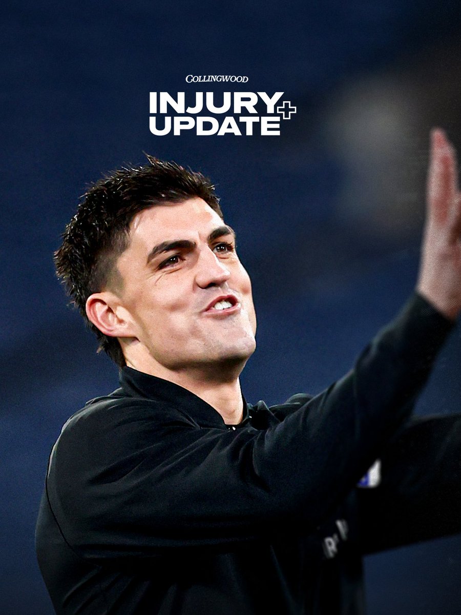CollingwoodFC's tweet photo. A forward will be assessed ahead of Thursday night's clash with Geelong, while the details of Brayden Maynard's injury have been revealed 🩹

👇📝 Full article: https://t.co/oDjJjQROqG https://t.co/cI5yggNaAF