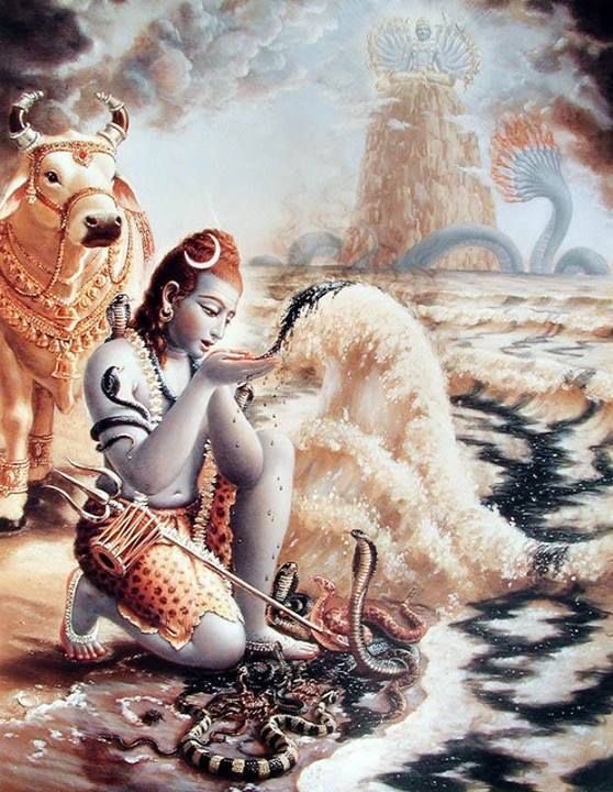 SriHariBhakt's tweet photo. || महादेव का हलाहल-पान || https://t.co/RTASvdiEPe