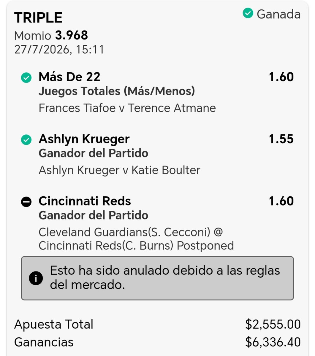 LaChefcitaPicks's tweet photo. Con todo y el push la ganancia fue del doble de lo que apostamos entonces estuvo bien! ✅

Abrimos la semana como se debe, con un verdecito 🙌🏻 mañana a por más! 💪🏻 https://t.co/E2uuUMgAEA