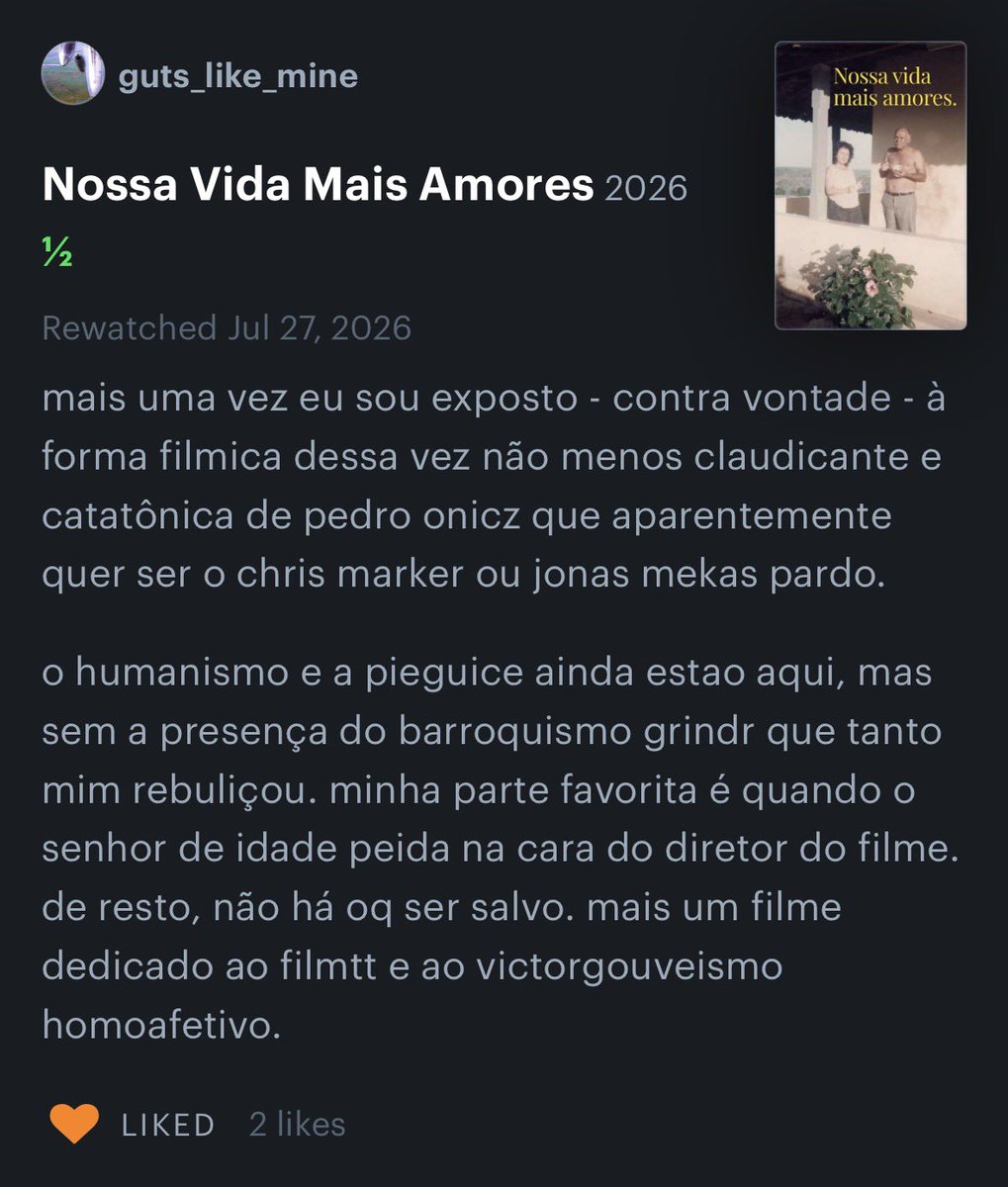 oniczkiarostami's tweet photo. fazer que nem o kmf e postar reviews do proprio filme https://t.co/rluiZ9H5FO