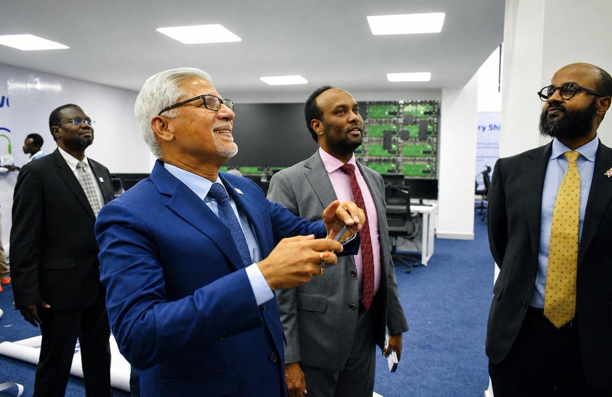 _shakenya's tweet photo. Countdown to launch! 

Kenya Red Cross Society Secretary General Dr Ahmed Idris and the CEO of the IFRC, Jagan Chapagain, visited the SHA’s state of the art National Ambulance Dispatch Centre on Monday, accompanied by the Authority’s Director of Corporate Services. https://t.co/bTK3g529jj