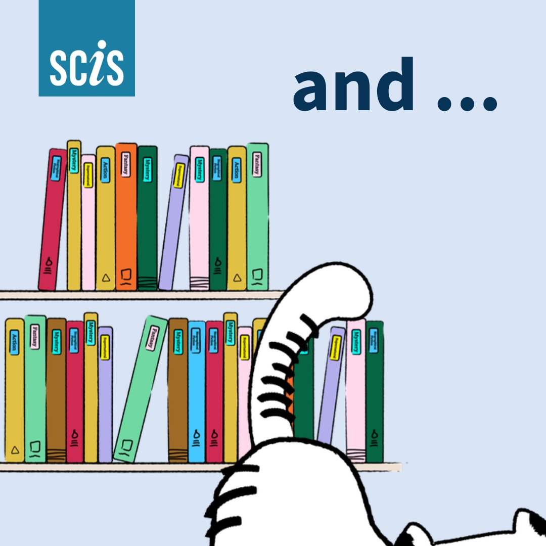 scisdata's tweet photo. You might notice some new friends saying hello across SCIS resources and communications. 
Look out for Alex the librarian and Libris the cat. They’ll be helping guide readers and bring a little extra fun to library learning.  

Keep your whiskers tuned in for more! https://t.co/r3DeGlyi6o