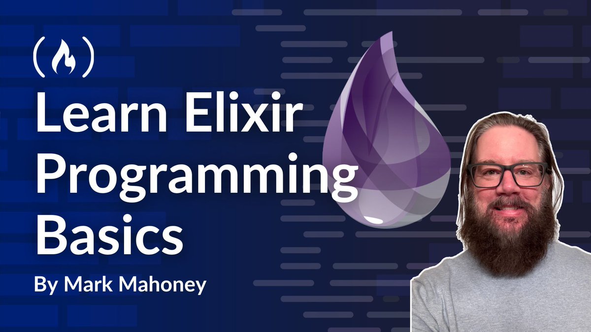 freeCodeCamp's tweet photo. Elixir combines functional programming with powerful concurrency to help you build scalable, fault-tolerant systems.

In this interactive tutorial, @PlaybackPress teaches you Elixir through animated code playbacks that walk through each concept step by step.

You'll learn about pattern matching, functions, data structures, recursion, processes, and lots more.

https://t.co/zkmHGZMqXH