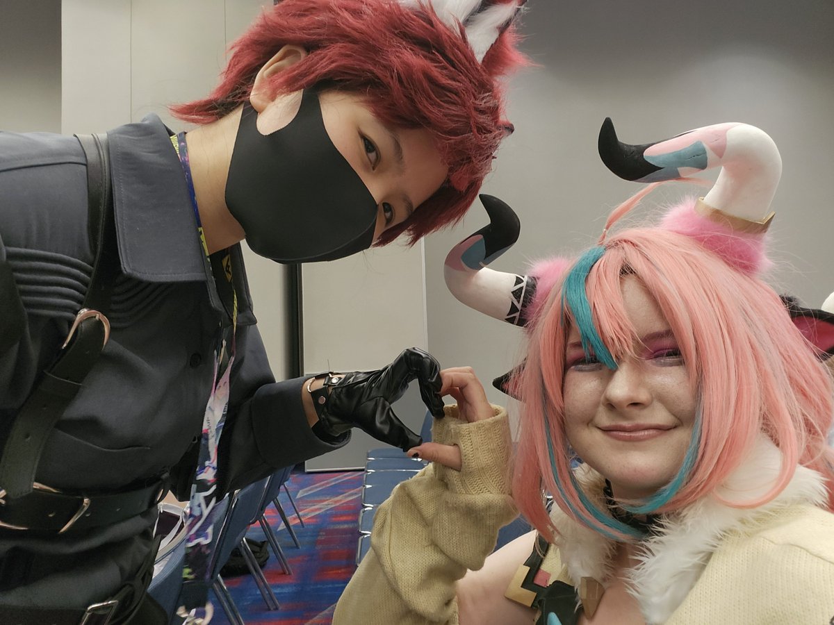CreepzieCosplay's tweet photo. Some photos from the love and deepspace panel! #animematsuri #animematsuri2026 #lads https://t.co/Erq3rSnZCy