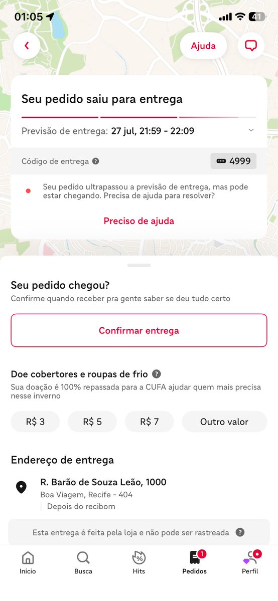 sweett_mood's tweet photo. Meu pedido não chegou e não consigo cancelar o suporte do @iFood é pessimo https://t.co/q47gML6tSq