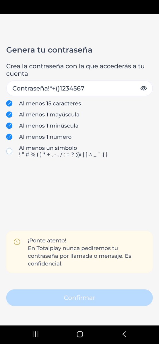 MawBoc's tweet photo. @TotalplayAyuda y como se supone voy a terminar de crear mi contraseña? 🫠 https://t.co/llgNmubpsY