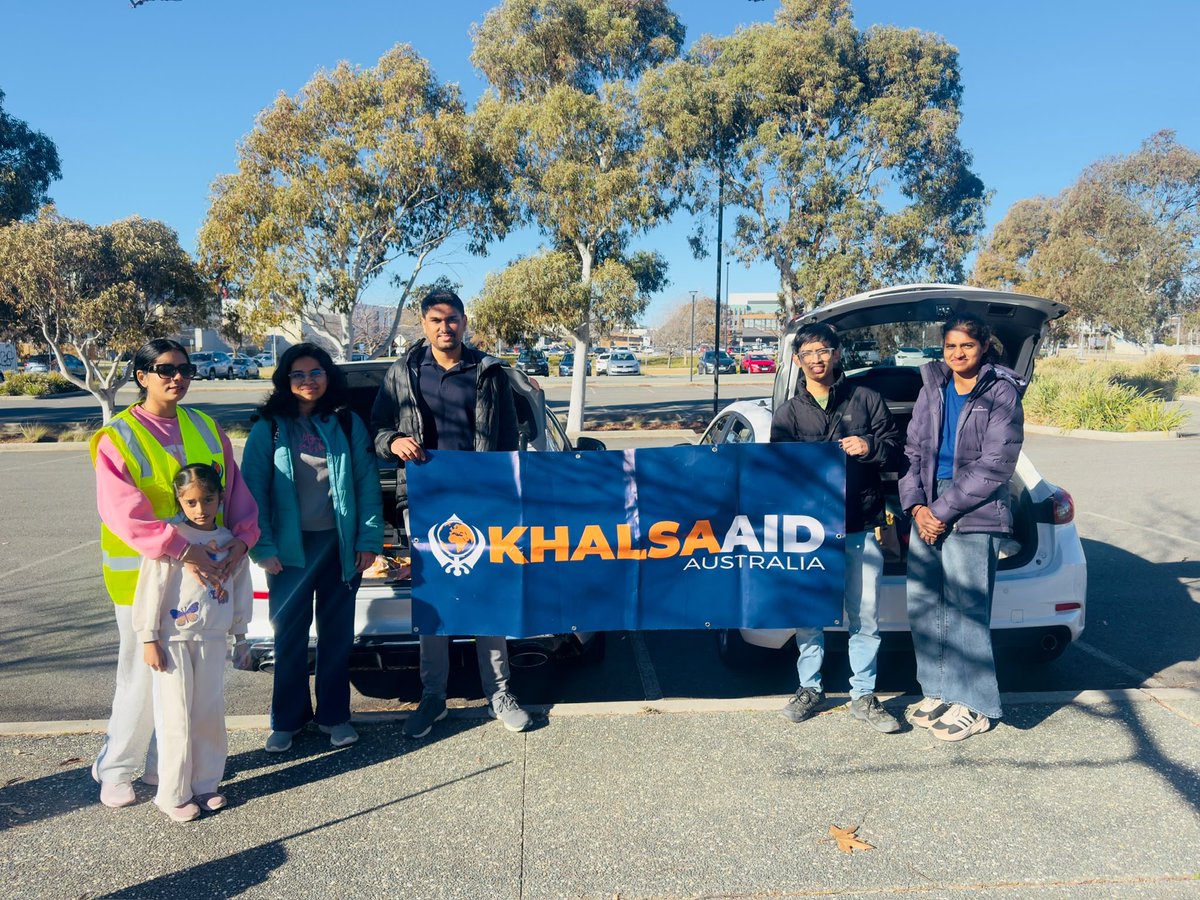 KhalsaAid_AU's tweet photo. A huge thank you to our dedicated ACT volunteers for another successful grocery distribution in ACT last Sunday. 💙

Your continued seva in supporting people in need is making a real difference.

We recognise the whole human race as one.

#KhalsaAidAustralia #Canberra #ACT https://t.co/hVAtWq6lml