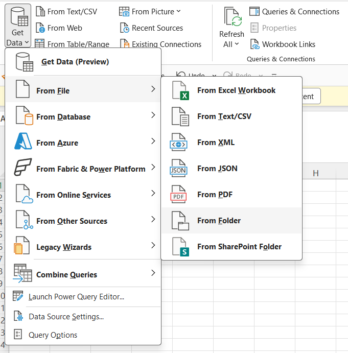 yaklaao's tweet photo. อยากขาย Power query มากกกกกกกก มันเป็น Function นึงที่ฝังใน excel มันคือสิ่งที่ดีที่สุดใน Function Excel

หน้าที่หลัก ๆ 
- Cleansing data ตัดไฟล์
- Combine data (รวมทุกไฟล์ใน Folder นั้นเป็นไฟล์เดียวถ้ามีข้อมูลอัพเดตโยนไฟล์ใน Folder กด refresh ก็พอ)
- Stored data (Excel มัน stored ได้แค่ 1 ล้านแถว)
- เอาข้อมูลที่ไม่ใช่ excel เข้าได้ (ตามรูปแนบ)
- ใช้ง่ายมากเป็น Step สามารถย้อนกลับไปได้

ส่วนที่ยากที่สุดคือตัดไฟล์นี่แหละ

ถ้าทำ power query เป็นสามารถไปต่อยอดกับ Power BI ได้
จะ advanced ขึ้นไปอีก เชื่อม relationship เขียน dax หัวแตก

Power BI คือ Visualization แบบรูปแนบเลย