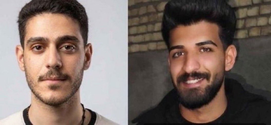 NavidZendeyad's tweet photo. The terrorist regime of the Islamic Republic publicly hanged Abolfazl Sepahi and Amirhossein Safari while the world remained silent.💔

Shame on those who let this armed regime keep taking revenge on the Iranian people with executions. https://t.co/gv3wWKwZ7A