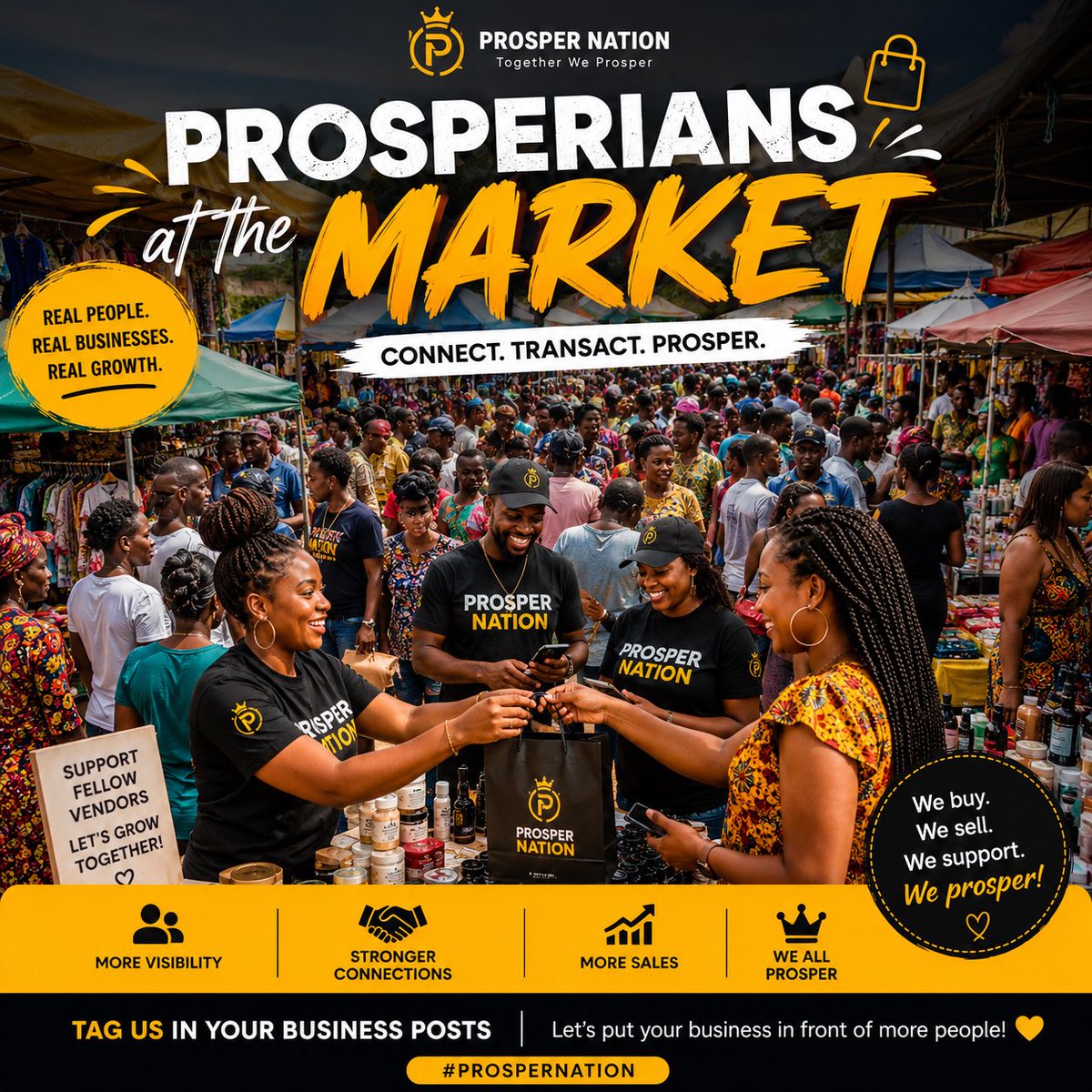 Tprosper233's tweet photo. Twitter Businesses, Assemble!!

Vendors, let’s make this thread a mini marketplace!

Drop your products, services, and business handles below. Don’t forget to engage with other vendors too.

More visibility. More connections. More opportunities.

#ProsperiansMarket
#SupportSmallBusiness