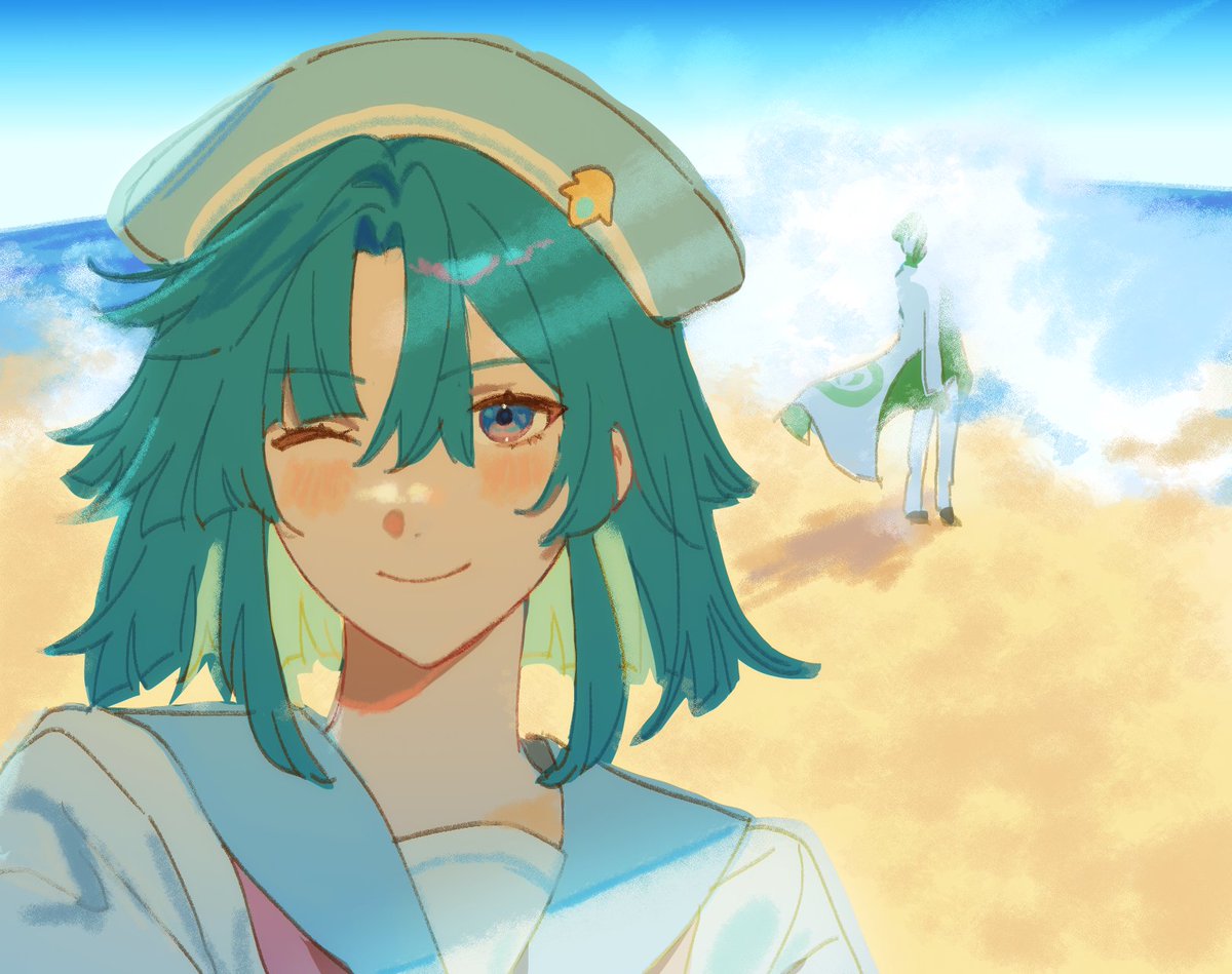 Lemimiku's tweet photo. 🐧✨
...🐸🌊🌊🌊
#Fragari_Art https://t.co/v1emNdY5vY