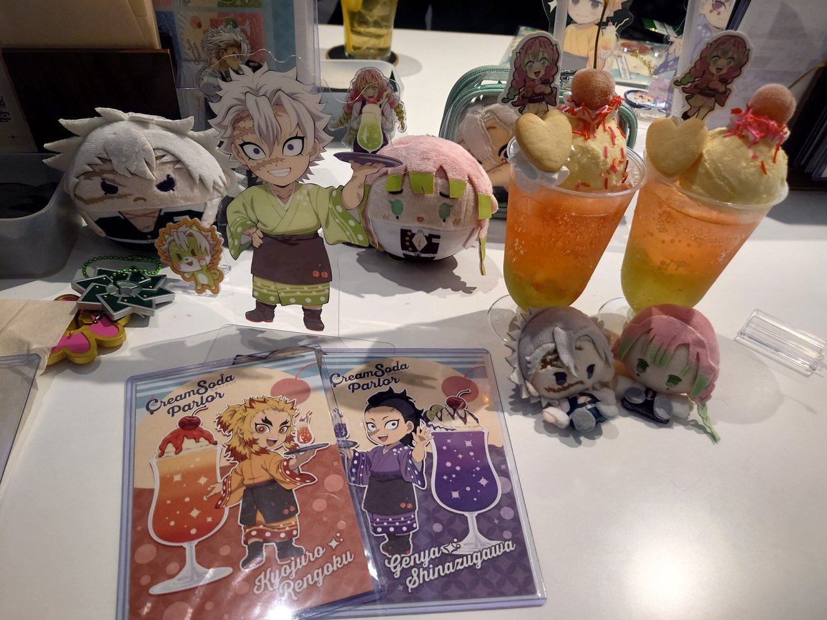 mico_calling's tweet photo. #鬼滅の刃クリームソーダパーラー https://t.co/7DMs3gIrpI