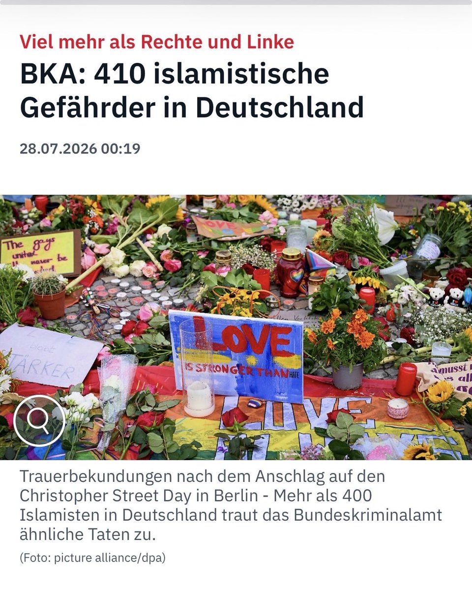 MGGA2021h's tweet photo. Wieviele Gefährder sind es denn in Wirklichkeit?
Allein in Berlin 900. Deutschlandweit aber nur 410. 

Macht euch keine Sorgen, wir schaffen das!🫶 https://t.co/nspwyMD7z2