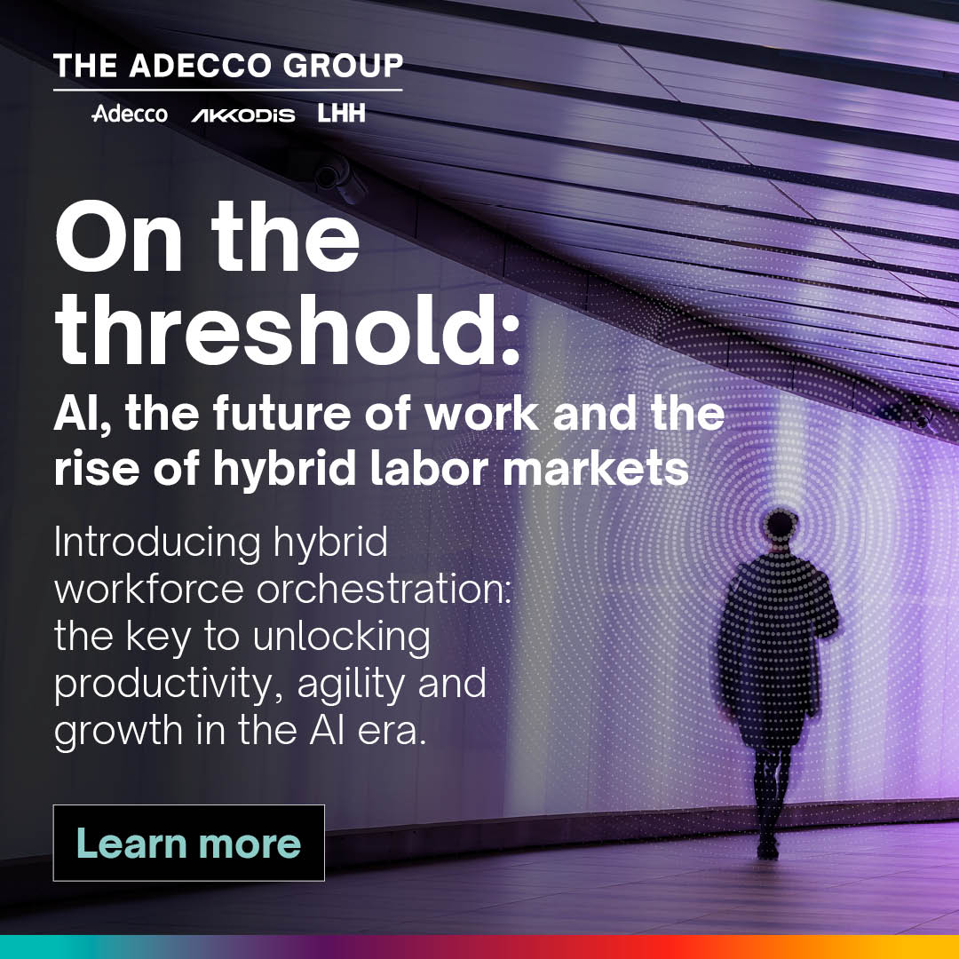 jamesbottari's tweet photo. Everyone is asking whether AI will replace jobs. Now the data shows it's triggering the biggest redesign of work since the internet.

The evidence so far? AI is changing tasks faster than jobs. The Adecco Group’s latest whitepaper explores why the future is likely to be defined… https://t.co/HKImALQ6cA