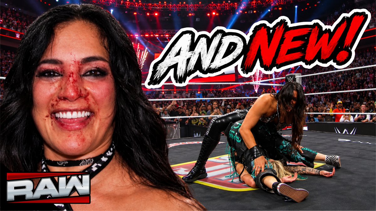 WrestlingDazeYT's tweet photo. 🚨 RAQUEL RODRIGUEZ WINS BIG!!
🚨 SETH ROLLINS STANDS TALL!!

 WWE RAW Breakdown:
 ➡️ https://t.co/2V1KfYTB0I

- Oba Femi & Brock Lesnar open the show
- Vision vs Alpha Academy
- LA Knight backstage promo
- Je'Von Evans vs Rusev
- Danhausen & Joe Hendry segment
- Rey Mysterio vs Ethann Page
- Usos & Solo Sikoa segment
- Raquel Rodriguez vs Sol Ruca for the Intercontinental Championship
- Seth Rollins & Roman Reigns close the show
- Final Thoughts & Show Score

#wwe #wweraw