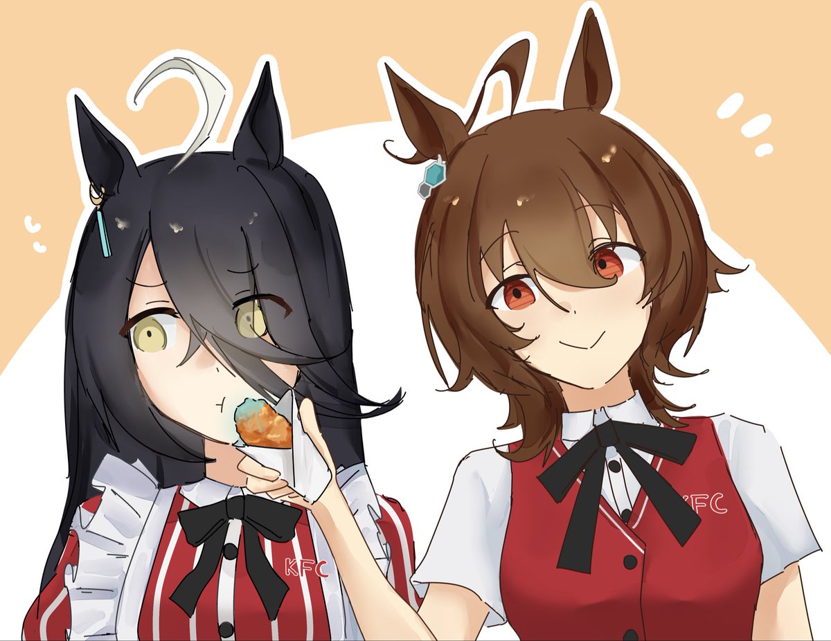 many_applestall's tweet photo. takicafe kfc and tachyon poisons her wife GO

#ウマ娘 https://t.co/ZwIMB0cu1q