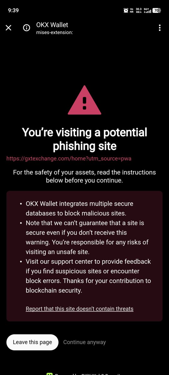 CryptoSaniya's tweet photo. @GXTExchange Fix this, okx showing this, https://t.co/OnC6hEKirC