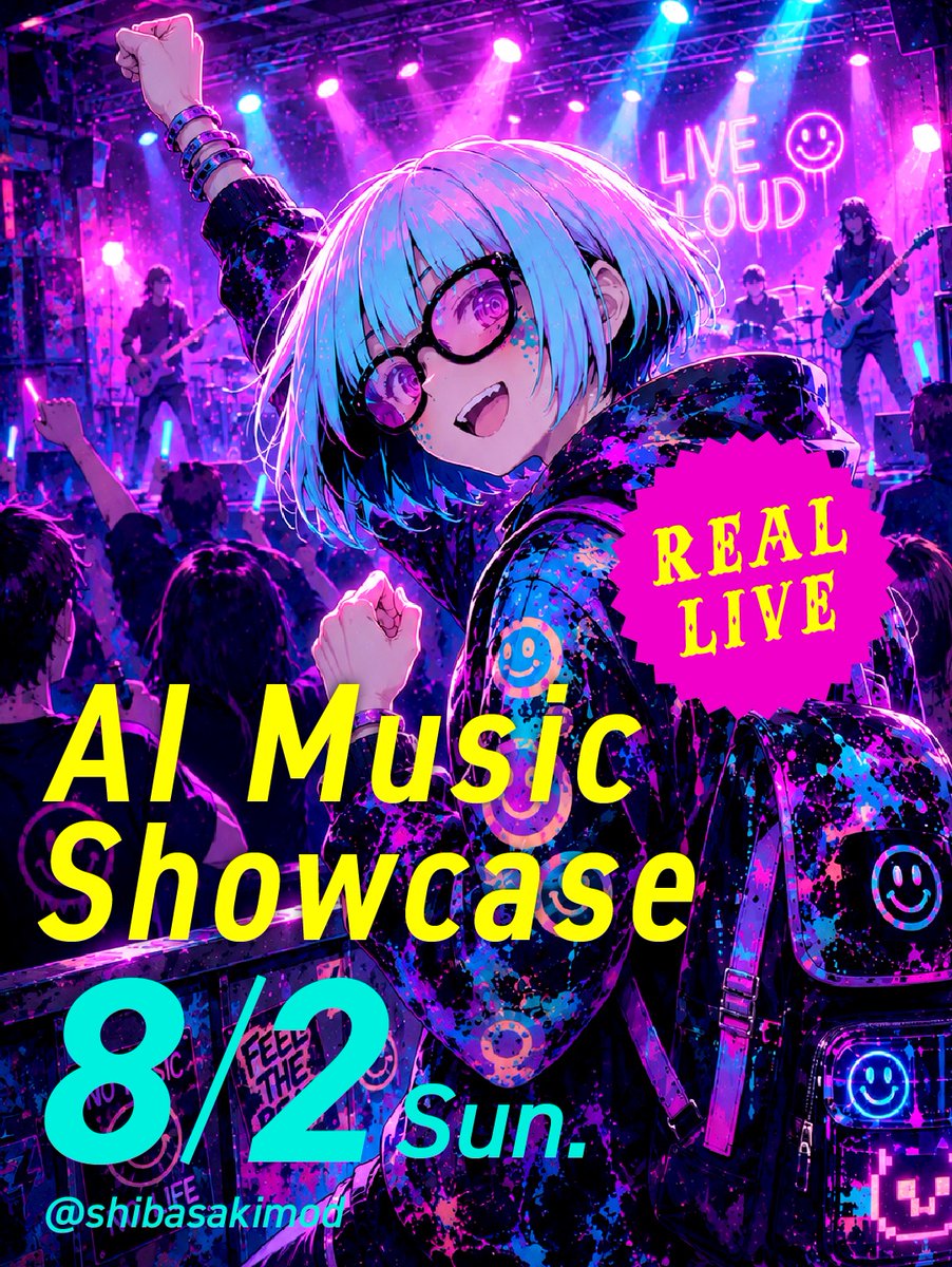 ralirapa's tweet photo. 【豪華出演者★大集合‼️】

なんと❗
Silfira presentsでリアルライブ開催です！！

[AI Music Showcase]
2026. 8.2. (Sun) 
ライブ会場：柴崎mod（京王線「柴崎」駅から徒歩1分！）
open：17]30／start：18:00

現地でなくともリアタイ配信で誰でも参戦できます‼️

詳細・出演者は引用元のポストから！

▼↓▼↓▼↓▼↓▼↓▼
ここだけの話、出演者に会えちゃうかも・・！？😊
▲↑▲↑▲↑▲↑▲↑▲

#ラリラパの告知