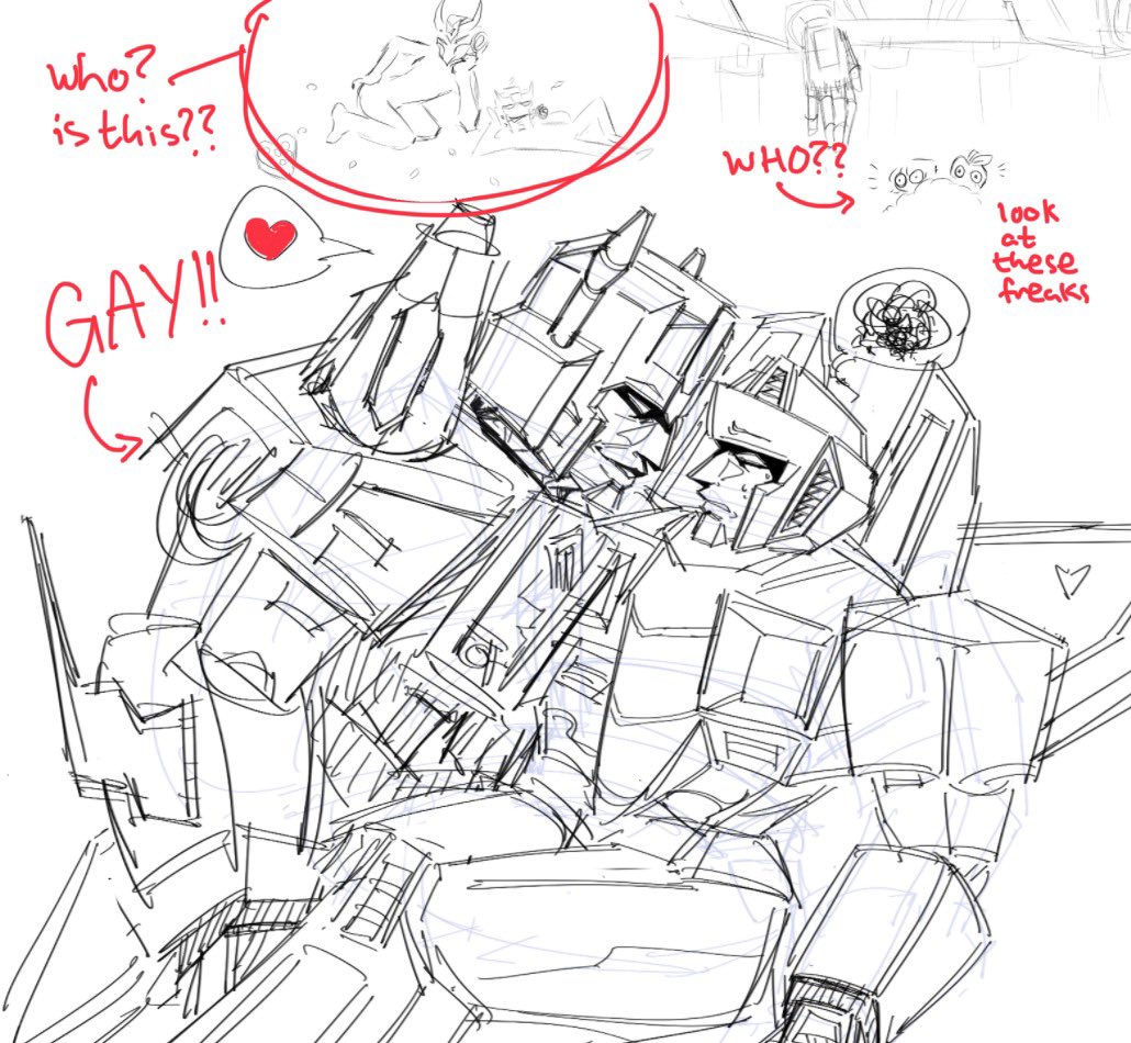 _EYESPERCEIVING's tweet photo. overlord and starscream in the magma (ignore the chuds in the back) https://t.co/0kOdhA0dw0