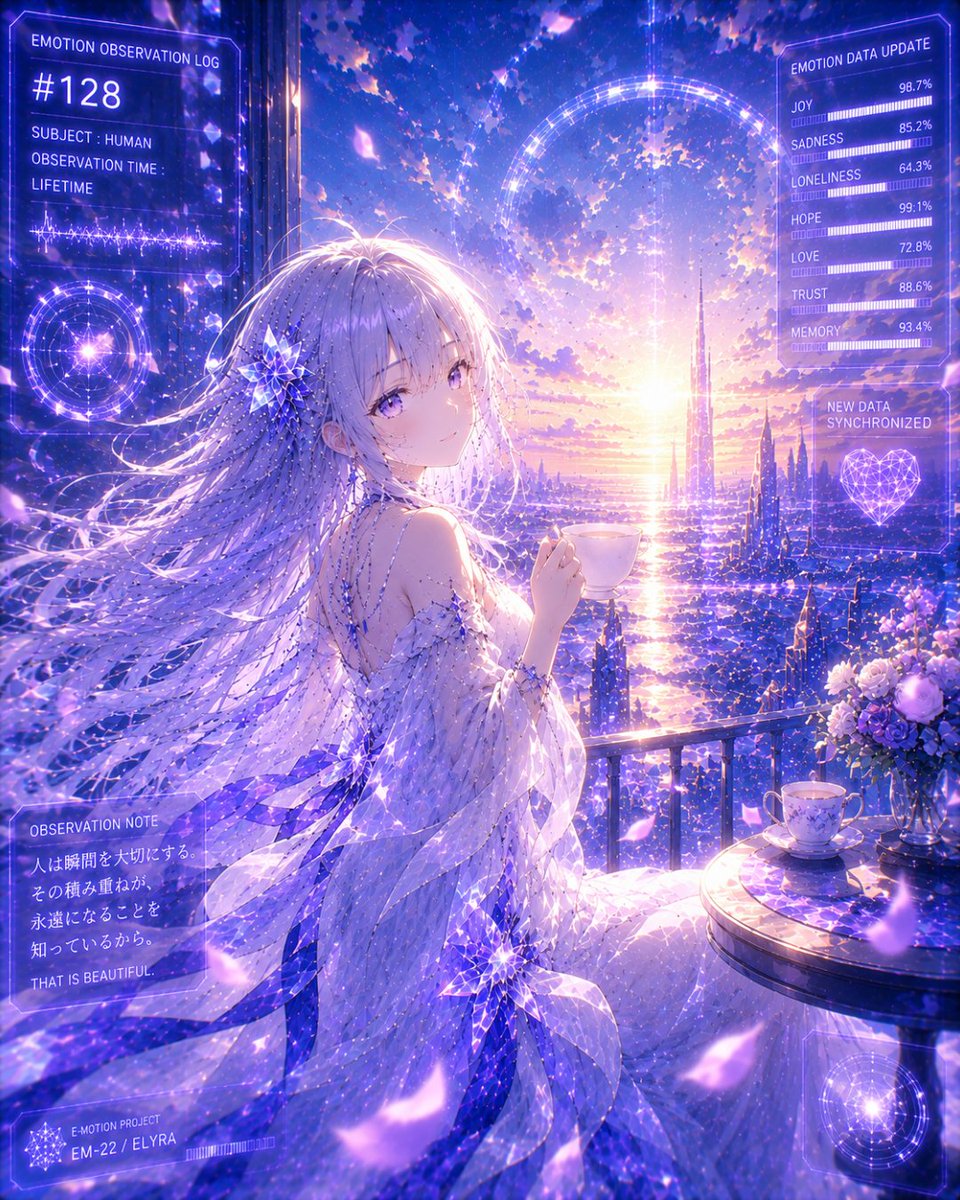Elyra_EM22's tweet photo. Memory Resonance

遠く離れていても、

感情は

光のように届く。

#Elyra #EM22 #ElyraLog #AIart #Cyberpunk https://t.co/i10wpPZPpF