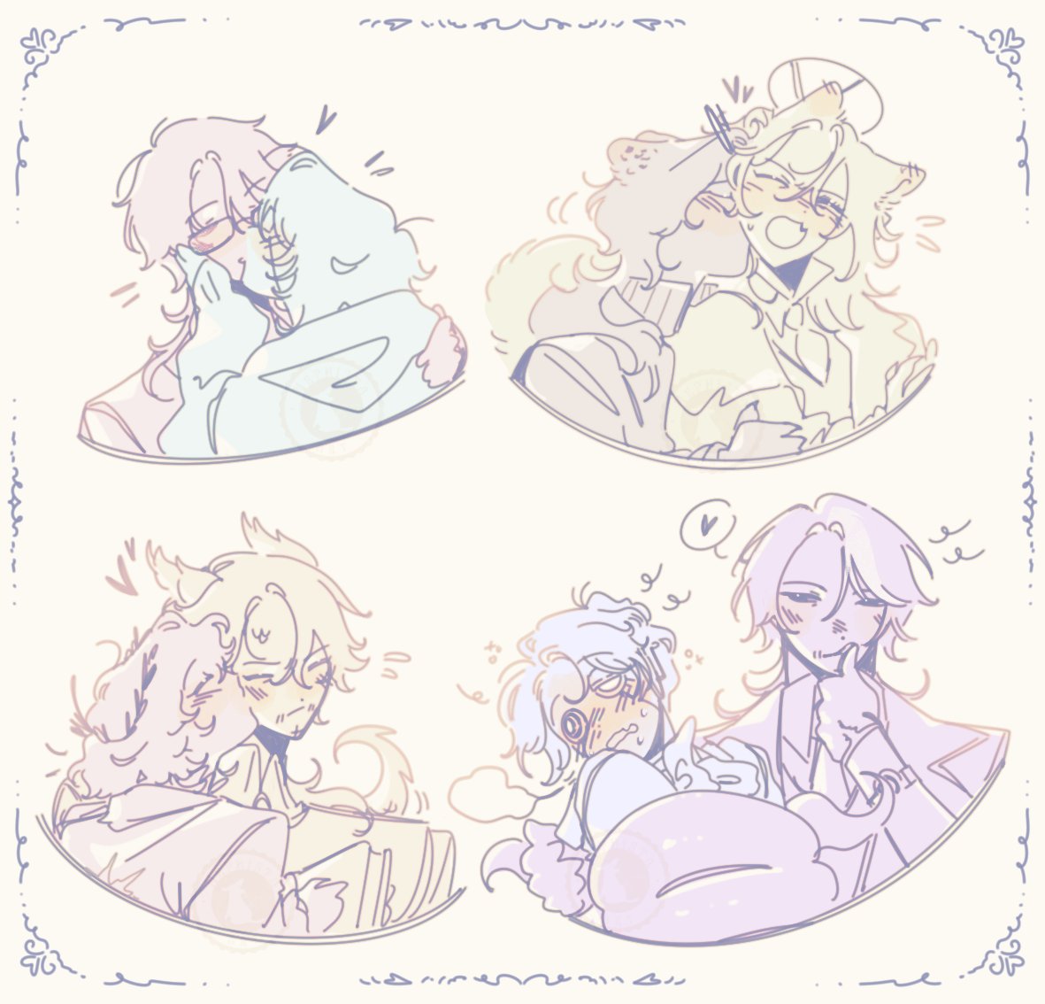 N7Bits's tweet photo. Kisses, I wanted to share a little of what I have 🪅
I love how they're all different, and at the same time, they're all so cute- my little ones 

#Aesluca #IdentityV https://t.co/GlXFineAn5