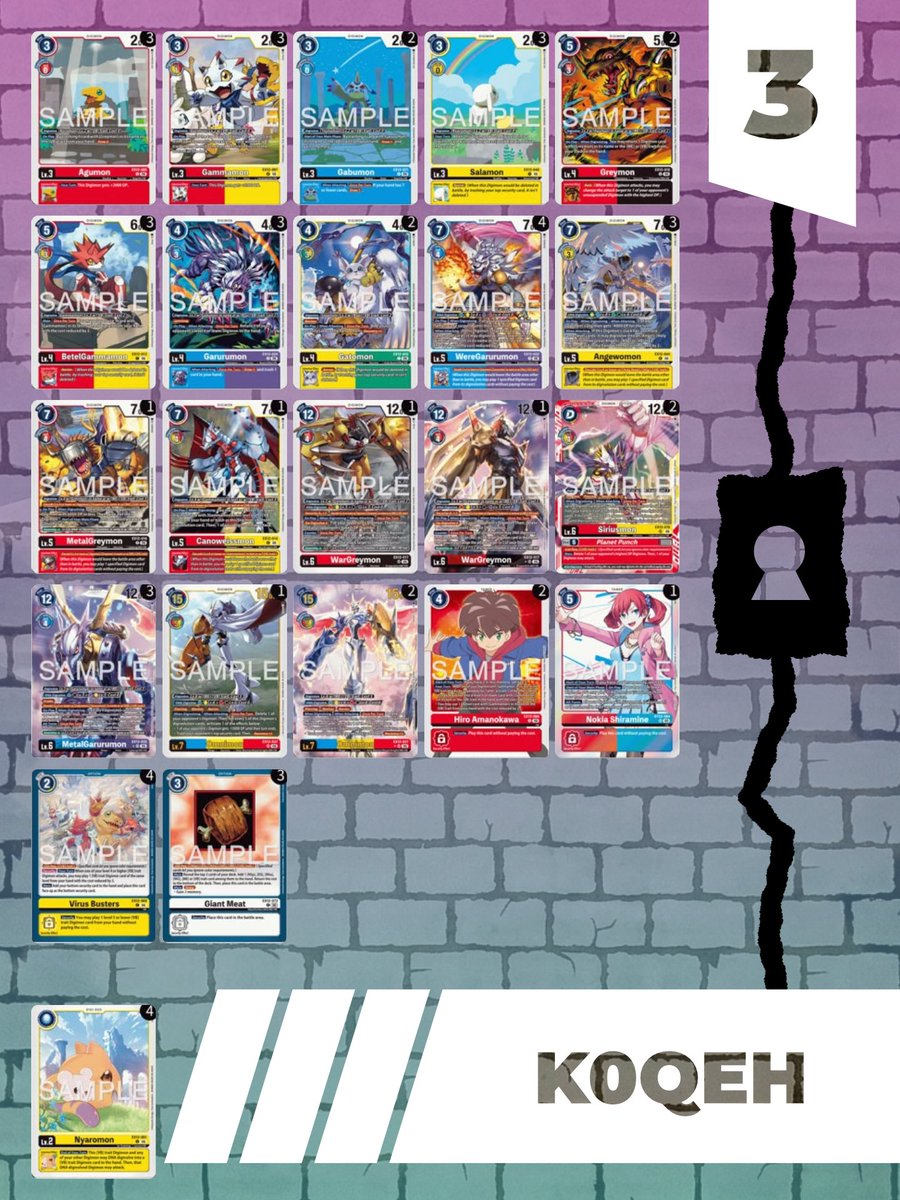 liwyatanTCG's tweet photo. Evento : Store Tournament
Ciudad : Antofagasta, Chile
Fecha : 24.07.2026
Tamers : 16
Ganador: Nacho0o
Deck: Beelstarmon
Host: AES

@digimonmeta
@digicaguide
#デジモン #デジカ #デジモンカードゲーム #デジモンカード #Digimon #DigimonTCG https://t.co/15aGPCo7WV