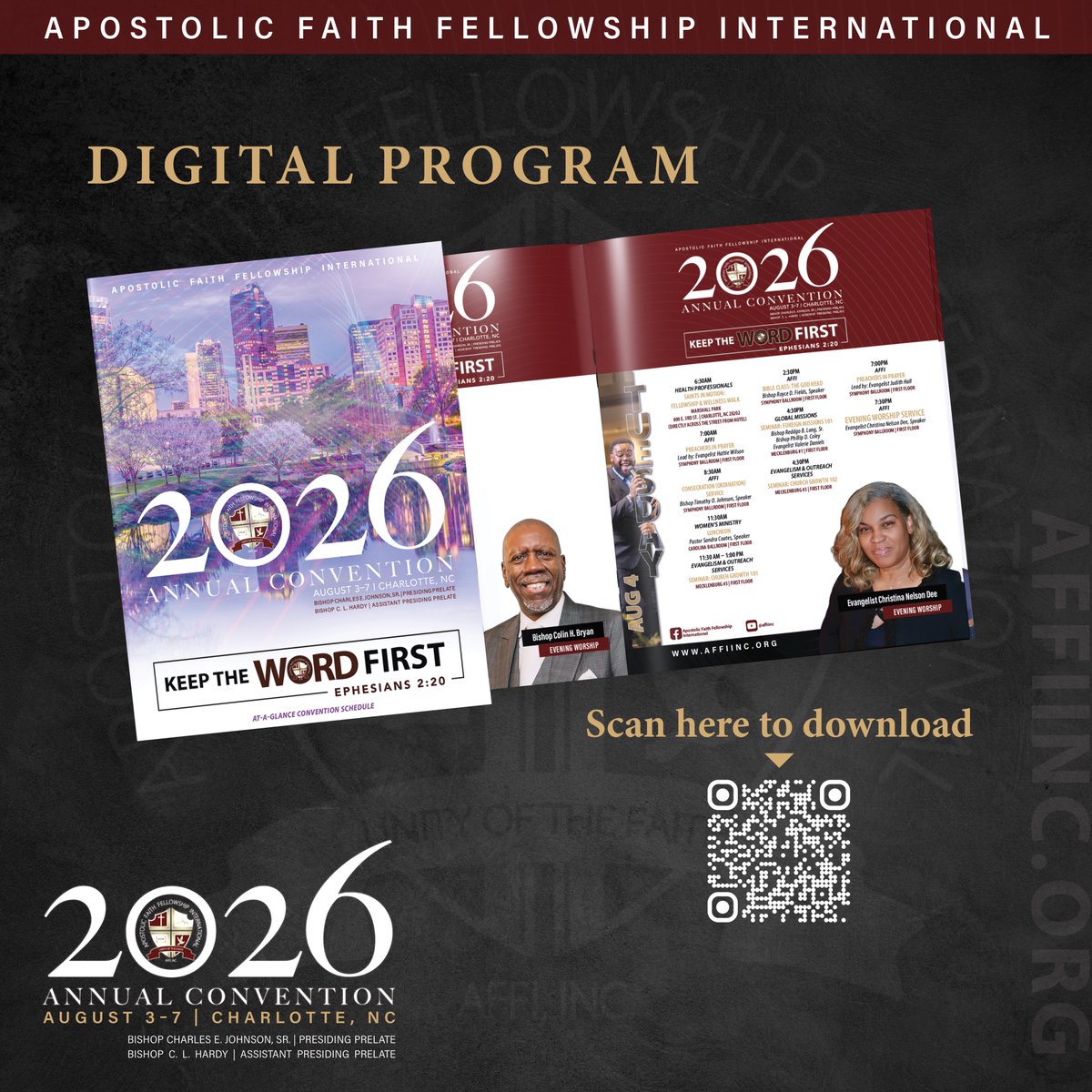 AFFI_Inc's tweet photo. IT ALL STARTS TOMORROW! Download your copy of the 2026 AFFI DIGITAL PROGRAM so you don’t miss anything! https://t.co/omrC16I42A https://t.co/Ga4hdUXzaF