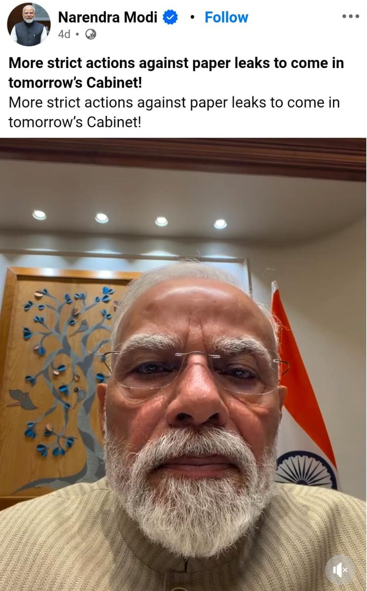 rs783487's tweet photo. 🚨 BIG! Meta has RESTORED PM Modi's first selfie video after massive public outrage.

=> The bigger question remains: How did Meta dare to RESTRICT the official video of the Prime Minister of India? https://t.co/G54yaR2ZZ6