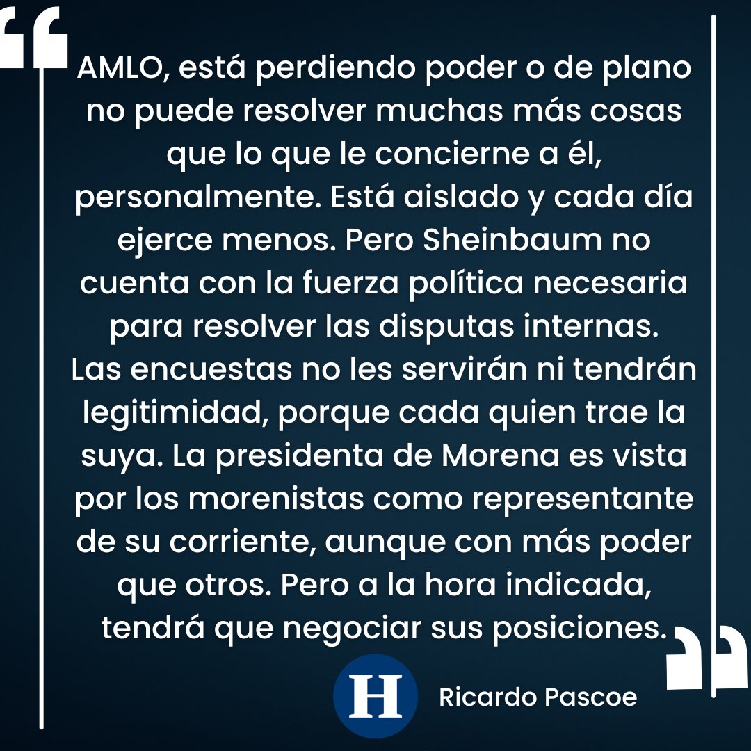 rpascoep's tweet photo. Cada grupo o sector de Morena  busca defender sus intereses tratando de colocar a sus candidaturas representativas.

Escribo en @heraldodemexico "La implosión de Morena"
https://t.co/ycNHaq2l03 https://t.co/kM1dLkOGLh