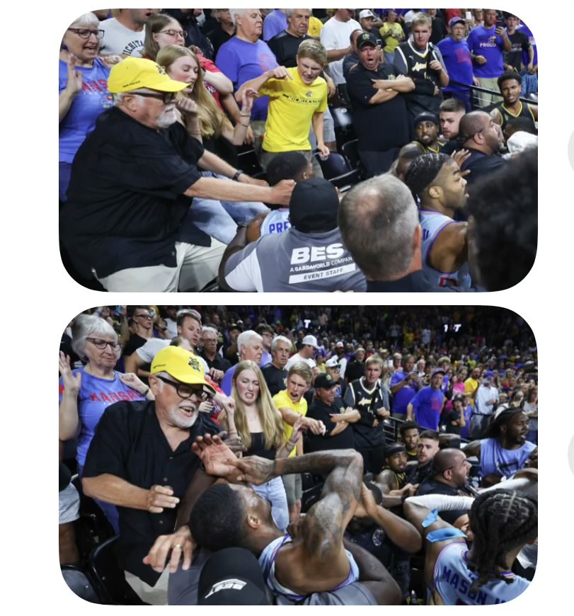JeffreyParson's tweet photo. Home from the game. 
That should be the end of Keene in the TBT. No excuse for that postgame behavior. Ridiculous. 
And this fan in the @travisheying photos should not be allowed inside Koch anymore, either. 
My goodness, even if it’s just the TBT, have some decorum. 
Childish. https://t.co/YNF0YTcCtl