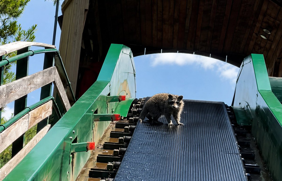 CoonOnACoaster's tweet photo. 6 million veiws on tiktok and over 500k  likes

This Coaster Invading Raccoon is going giga viral https://t.co/oY624Z8N7k