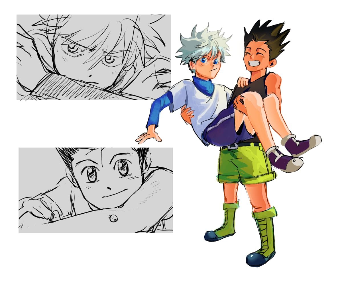 sapapa_ouyeah's tweet photo. #killua #gon 

🎣🛹💗 https://t.co/jKAPYOt9Nm