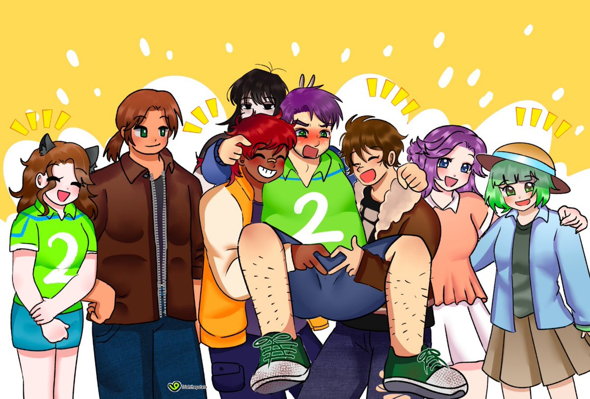 KentangTrish's tweet photo. It's doooneeeeeee 😂
Hope I draw all of them right!, thank you so much for joining!!! ❤️

@dovolotta328 @error228335 @LuNyen300 @bofukeypok @jeantiffexe @Vmelodyta https://t.co/mX57KjKW9q