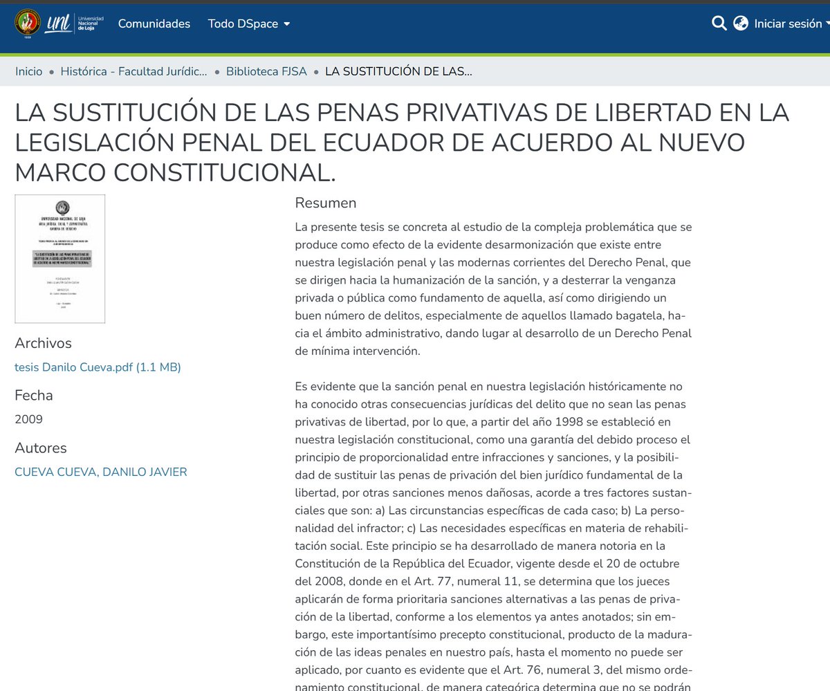 lahistoriaec's tweet photo. El plagio es de frente. Hasta el resumen de presentación de las tesis que tiene en su web la Universidad Nacional de Loja, es exactamente igual entre el trabajo presentado por el egresado Danilo Cueva y la copia que hizo el prefecto de El Oro y aspirante a la alcaldía de Machala, Clemente Bravo, para graduarse de abogado. Y la Universidad no se dio cuenta y entregó el título.
