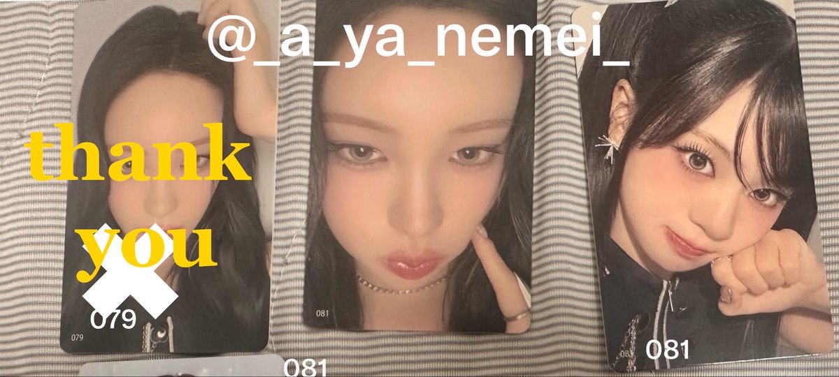 _a_ya_nemei_'s tweet photo. @mi_bap_ 検索から失礼致します。
8/1手渡しにて
081櫻井→080高見
交換可能でしょうか？ https://t.co/p2AYRw9bjE