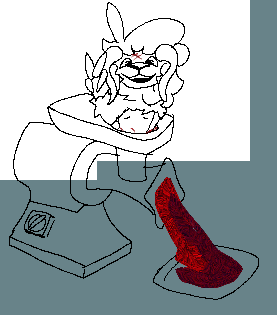 EmojiSheep's tweet photo. (cw gore)
head hurts and i didn't get enough sleep.
these drawings are stupid. https://t.co/eMyAd3ybiZ