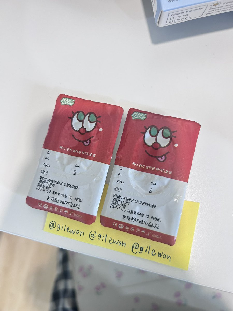 gilewon's tweet photo. ส่งต่อคอนแทคเลนส์ ManyLens iDolly pop Brown (ราย 3เดือน) 3.25/3.75 ไม่ขายแยกน้า 290฿ รส สนใจสอบถามพตได้ค่า <3✅ https://t.co/rGJFSQm9UA