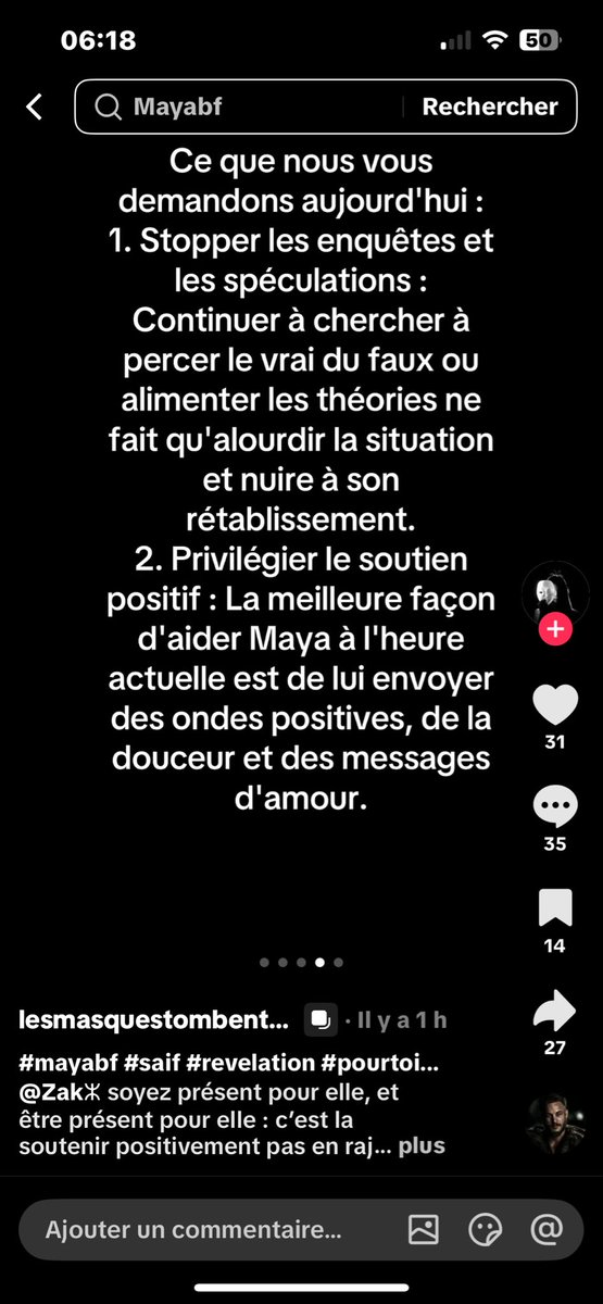 nobabyz's tweet photo. bref ça commence déjà à faire passer ça pour une crise de folie de mayabf avec des demandes pour « arrêtez les spéculation sur les réseaux » alors que elle a dit mot pour mot qu’elle était UTILISAIT y’a aucune spéculations faites https://t.co/6oCbuiYC54