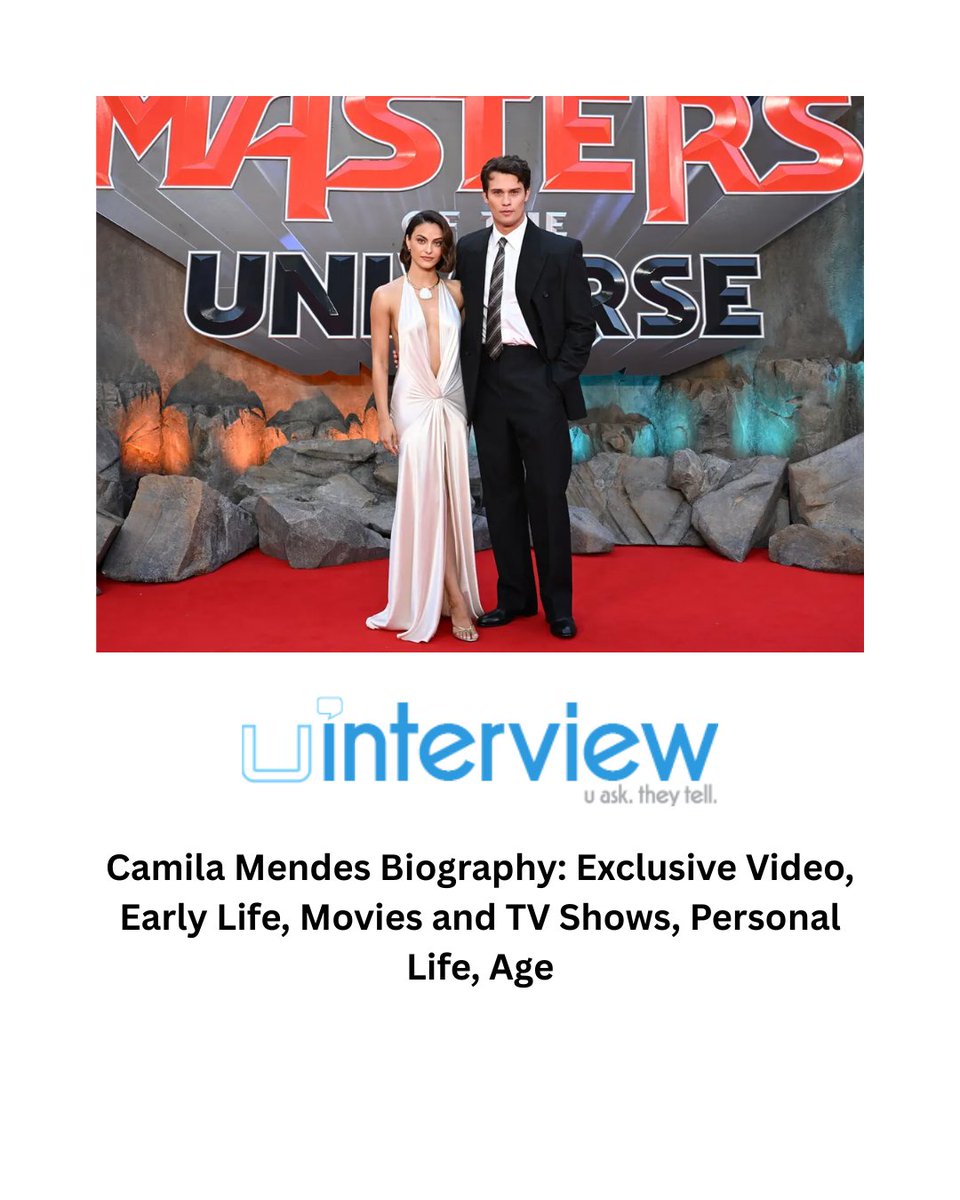uinterview's tweet photo. Camila Mendes Biography: Exclusive Video, Early Life, Movies and TV Shows, Personal Life, Age
Read More: https://t.co/BKZRs0v5SH
#CamilaMendes #Biography #Exclusive
Follow @uinterview for the best celebrity news, interviews & exclusives https://t.co/d1ms8hT8bh