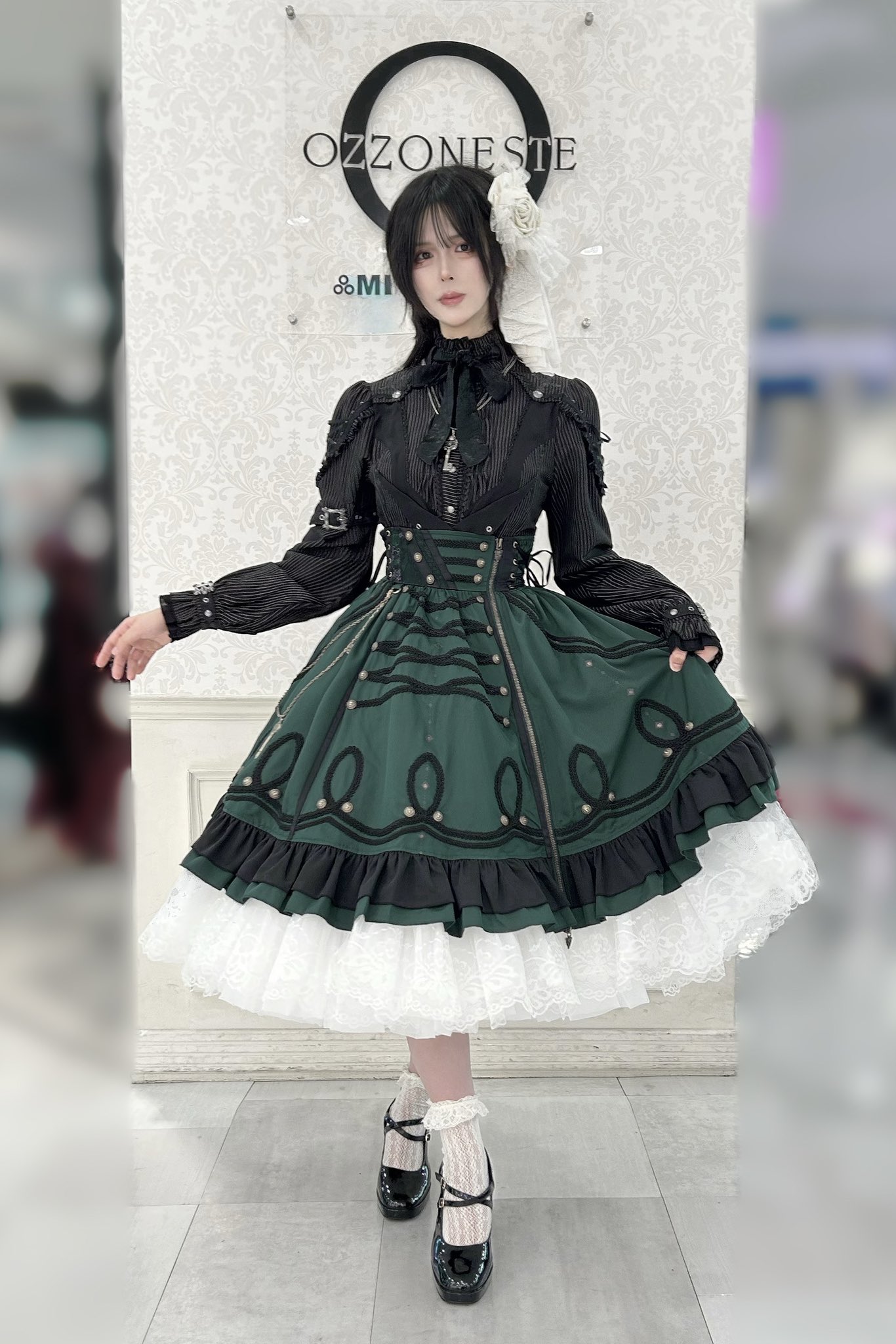 香*様 Ozz Oneste 2019 AW 大正ロマンスカート 黒 OZZ 渋谷109店／マグネット渋谷店 on X: 