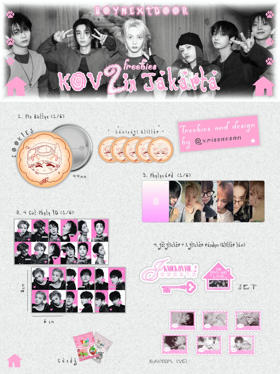 xrissaesan's tweet photo. BOYNEXTDOOR Knock On Vol. 2 in Jakarta 
🎀 freebies by @xrissaesan

🗓 Saturday, 05 December 2026
📍 ICE BSD Hall 5-6
🕒 TBA
🪽 Please read the T&amp;Cs below. Likes &amp; reposts are appreciated. Thank you! ♡

#BOYNEXTDOOR #보이넥스트도어
#KNOCK_ON_Vol_2_IN_JAKARTA
#ONEDOOR https://t.co/yv4CFkWpS5
