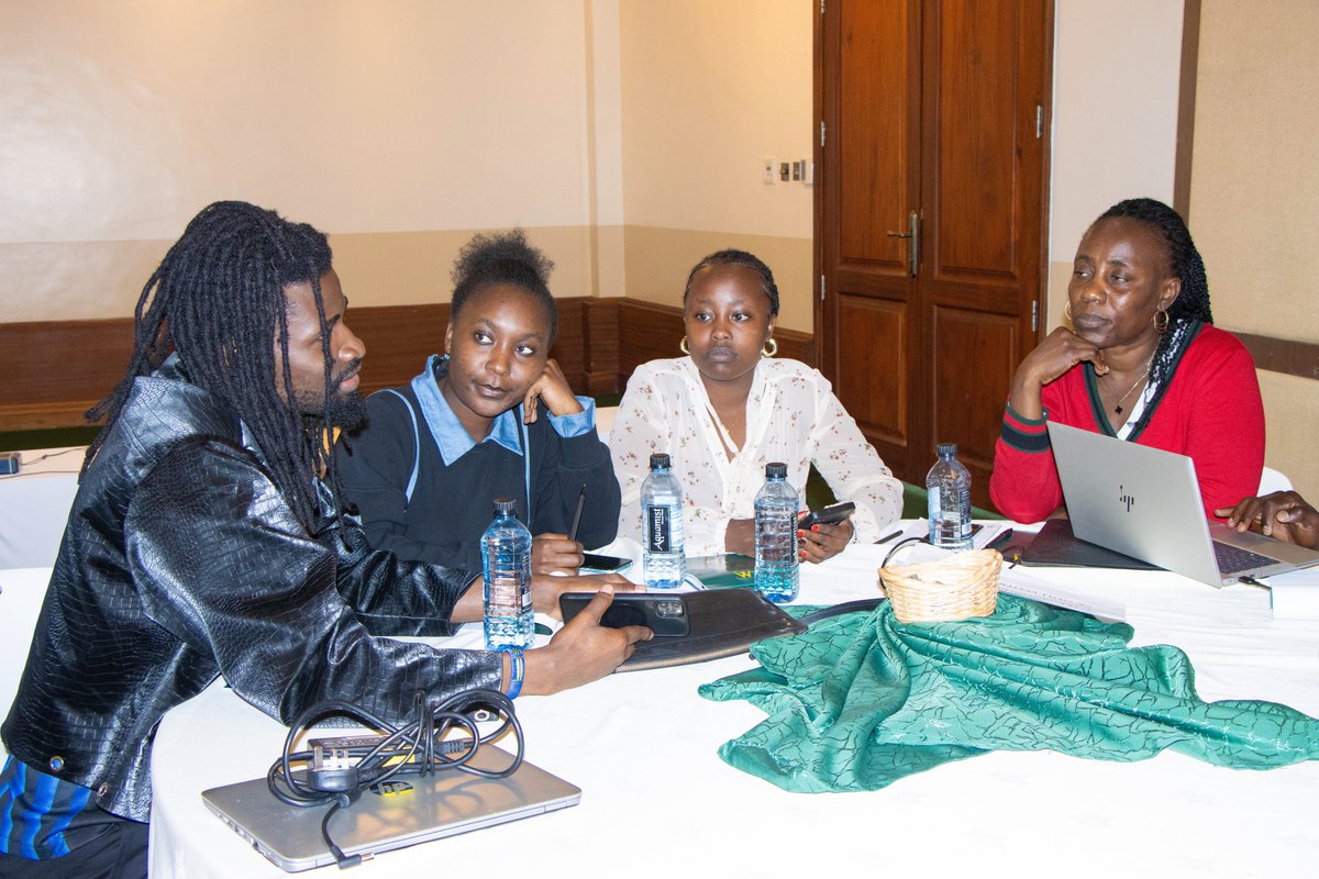 AMWIK's tweet photo. Equipping  local journalists with practical tools in gender-responsive election coverage, AI and digital safety strategies has set a strong operational standard for responsible media coverage. 

Implemented by @AMWIK in partnership with @FNF_Kenya, this training directly addressed the urgent need for ethical and conflict-sensitive reporting frameworks among emerging media practitioners. 

Our goal is to foster a safe, inclusive, and resilient ecosystem that effectively counters misinformation, safeguards journalists from digital and physical threats, and guarantees fair, balanced representation for all.  #SafeSpacesKE