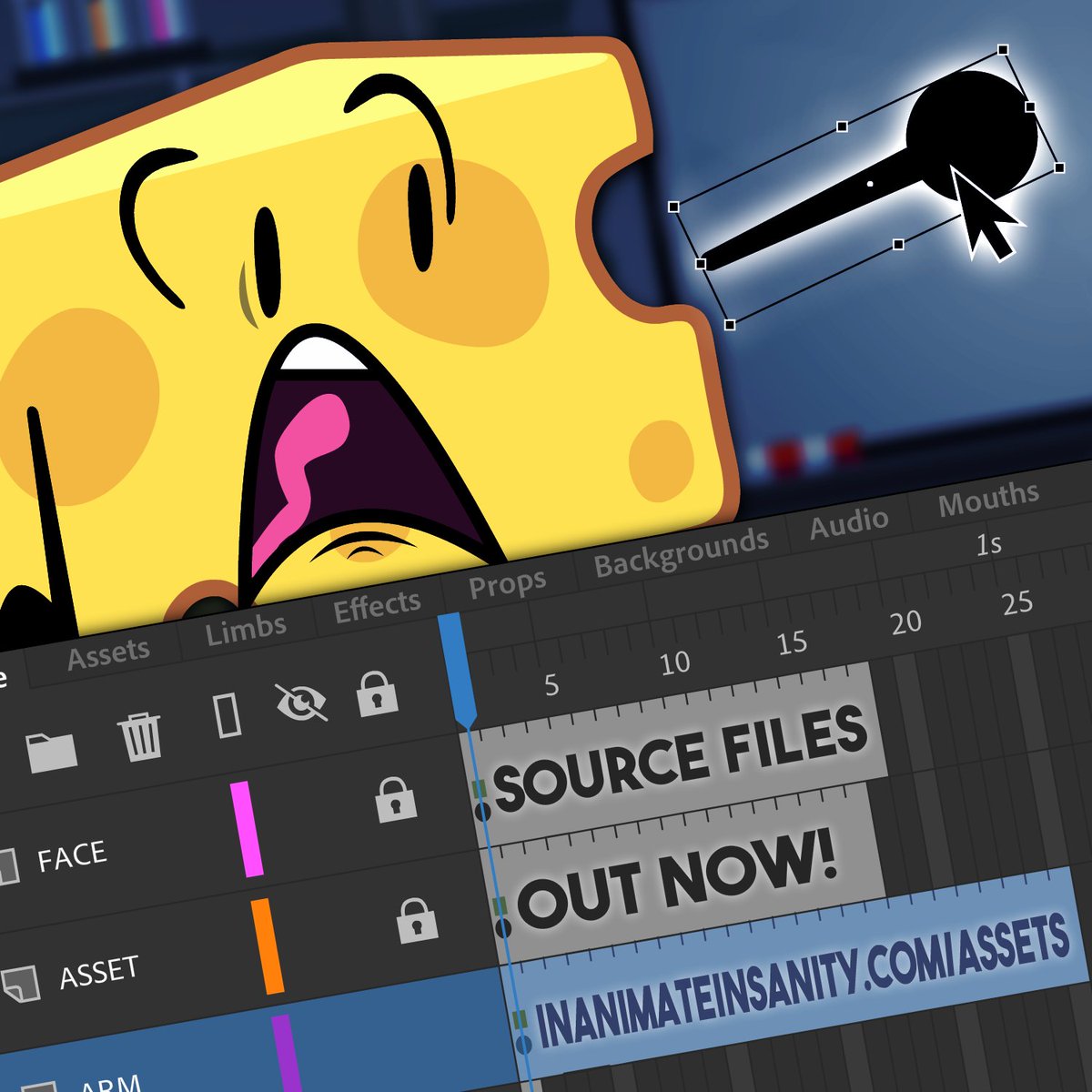 AnimationEpic's tweet photo. THE VAULT IS OPEN! 🎉 We're officially releasing the source files for #inanimateinsanity Season 4 and Season 1 Remastered!

Take a peek behind the scenes and explore how the show was made. The files can only be opened in Adobe Animate (formerly Flash). Happy animating! https://t.co/azKCFuVJ5e