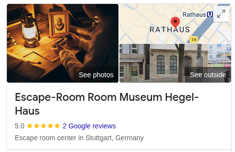 copenhung's tweet photo. What if we did the 5-star rated escape room in the Hegel House Museum? https://t.co/fCPN0ynLnF