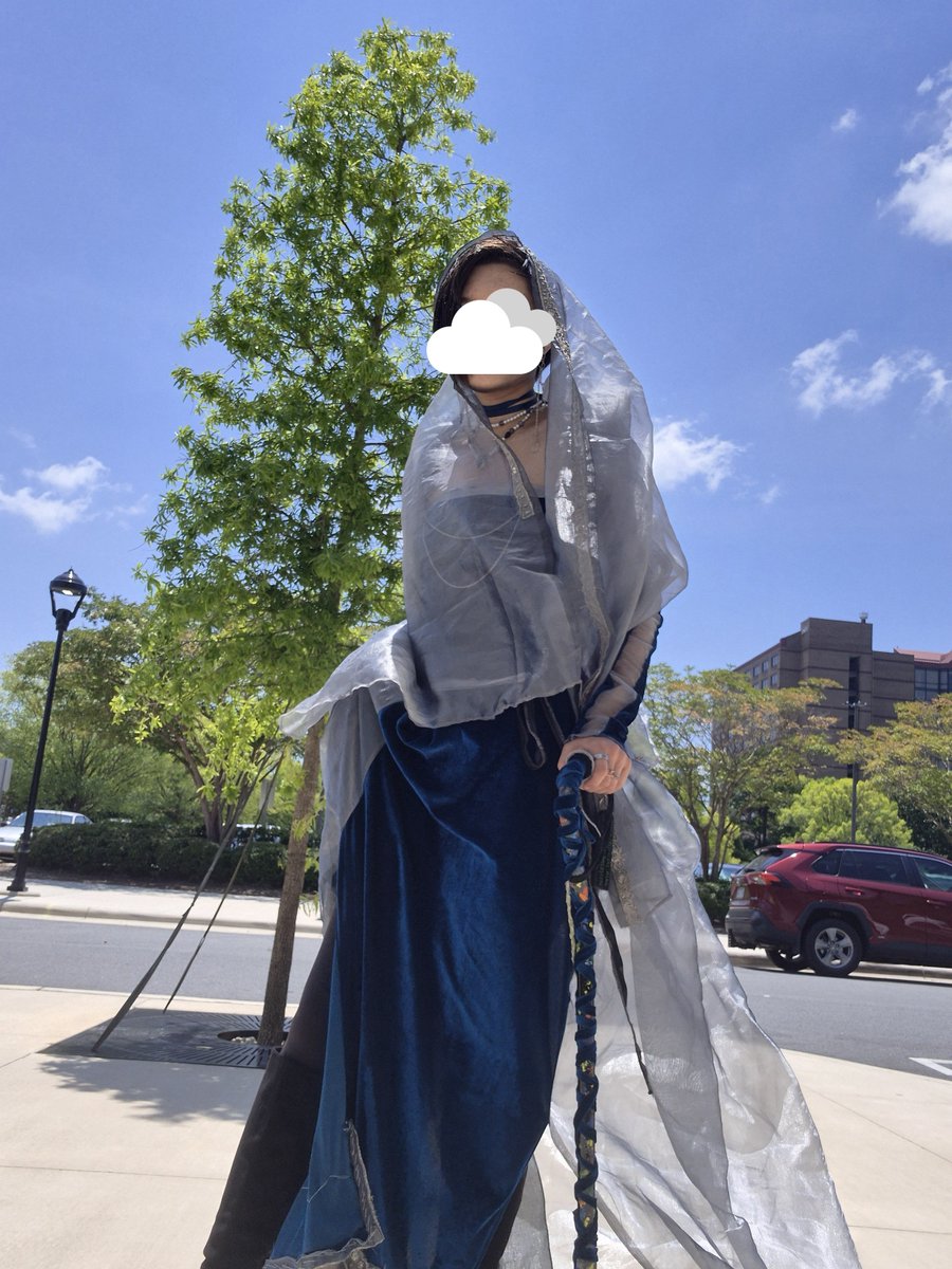 Broken_Queer's tweet photo. Wanted to show one of the dresses I've made at school so far. Whenever I think of this one I think of Kaine. Sorry I haven't been around in a good while. Hope you've been well! 
#KaineCG https://t.co/KlYb9sPTcU
