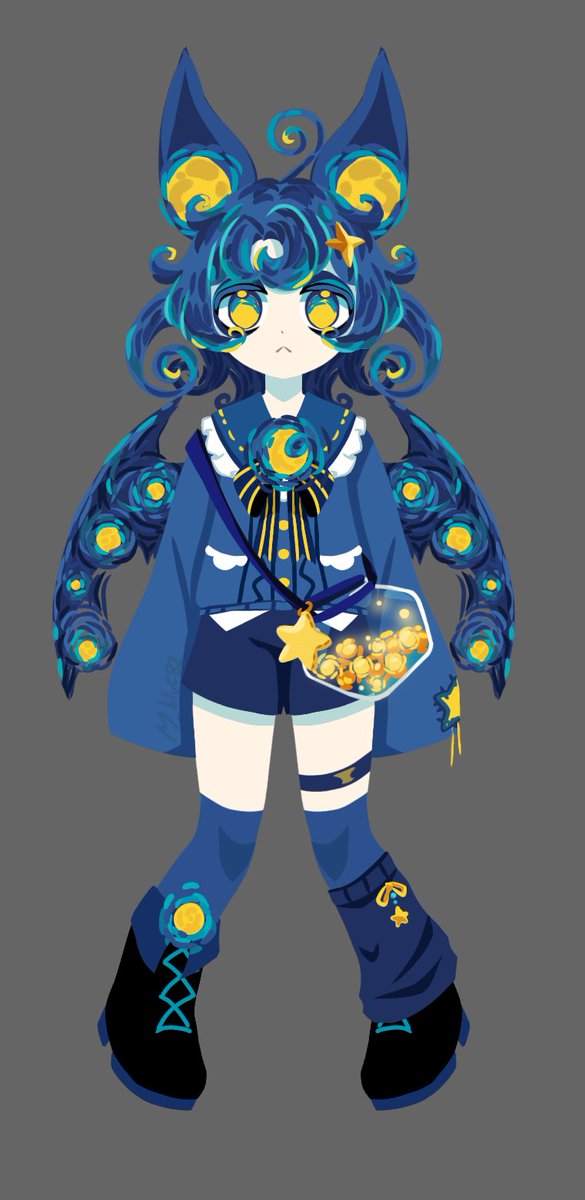 m_blue82's tweet photo. Starry night bat OC 💙💛
#Oc #Artmoots https://t.co/rfWTFVWuNJ